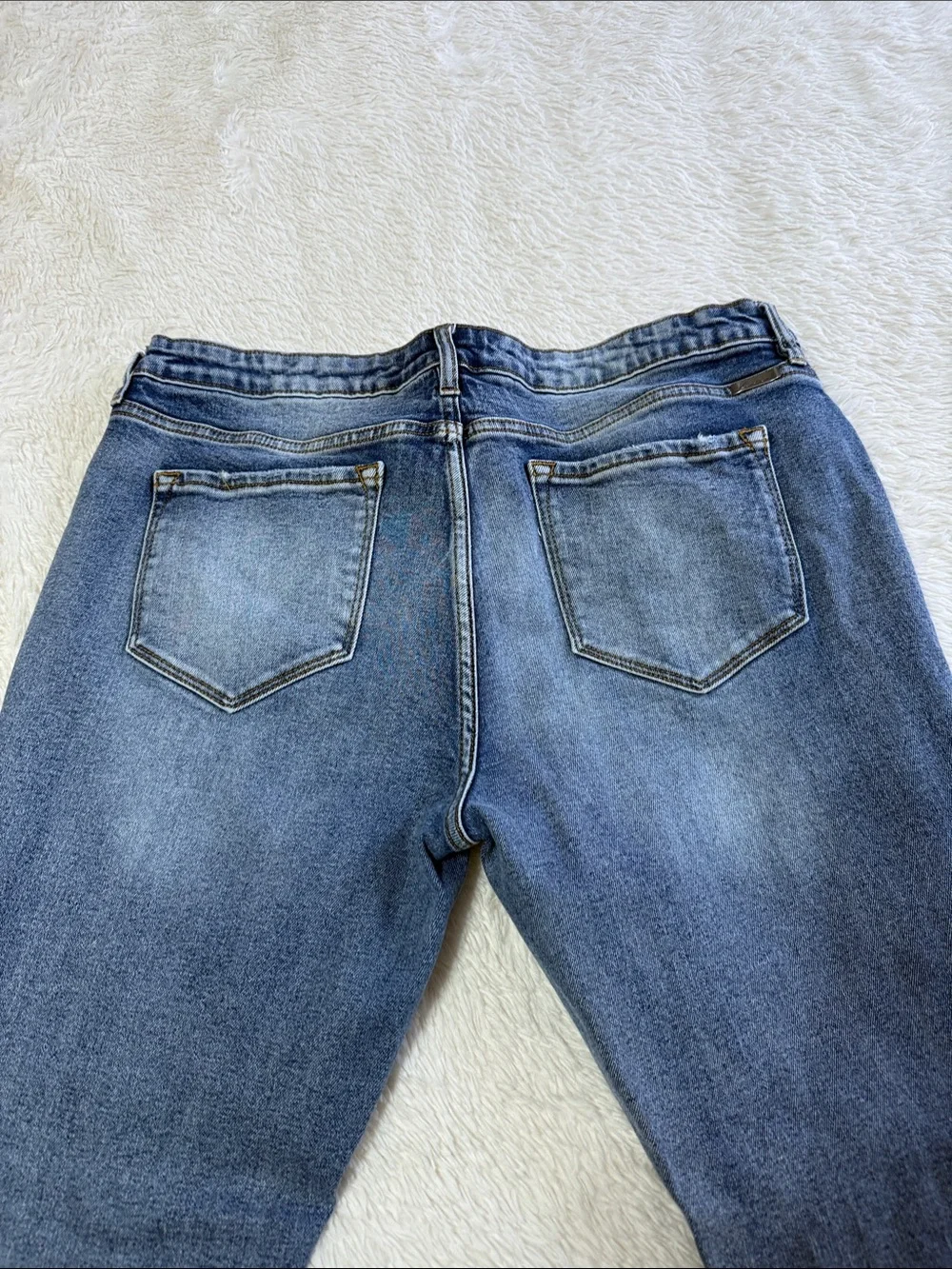 KanCan Distressed Light Blue Ripped Jeans